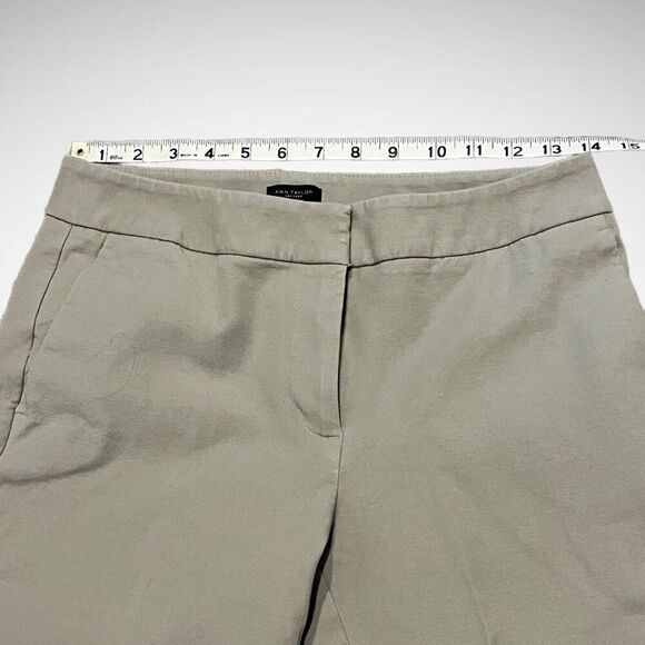 Ann Taylor Factory Ankle Cropped Cuffed Pants, Size: Curvy 4 - Picture 4 of 8